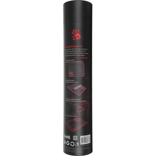 Коврик для мыши A4Tech Bloody B-080: Большой черный с рисунком 430x350x4мм для комфортной игры и работы
