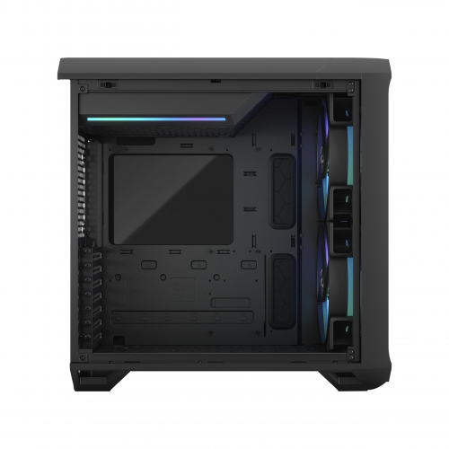 Корпус ПК без блока питания/ Case Fractal Design Torrent Compact RGB TG Light Tint, Midi-Tower, 2x180mm RGB, 2xUSB-A 3.2 + 1xUSB 3.2 Type-C E-ATX, SSI-CEB, ATX, mATX, mITX Black Fractal Design