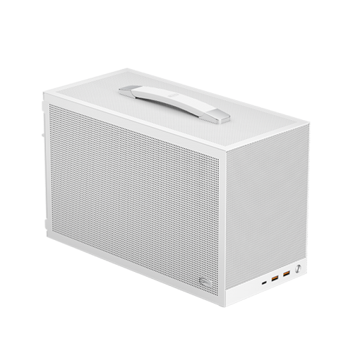 Корпус без блока питания/ Case PCCooler K101 MESH WH 3F, Mini-Tower, Mesh, 3x120mm, 2xUSB-A 3.0 + 1xUSB-C 3.1, SFX PSU Support, mITX White PcCooler