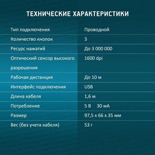 Мышь Оклик 385M черная оптическая 1600dpi USB - идеальный выбор для ноутбука