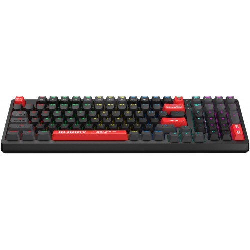 Механическая клавиатура A4Tech S98 RED для геймеров с LED подсветкой и USB подключением (1.8м)