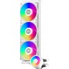 Система водяного охлаждения PcCooler DA360 Pro ARGB Soc-AM5/AM4/1200/1700/1851 белый 4-pin 33.8dB Al 300W Ret (DA360PRO-WHAWXX-GL)