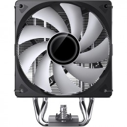 Кулер для процессора/ CPU Cooler JONSBO CR-1000 V3 PRO ARGB (230W, 4-pin PWM, 157mm, Al/Cu, 6x6mm, ARGB, 1x120mm, 70.8CFM, 33.2dBA, 1800RPM, S: 1851/1700/1200/115X, AM4/AM5 Black)