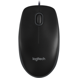 Мышь/ Logitech Optical Mouse B100 Black USB OEM