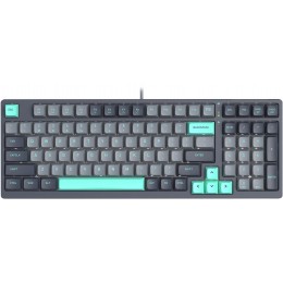 Клавиатура A4Tech FS300 механическая черный/серый USB for gamer LED (FS300 PANDA ROCK) кабель 1.8м