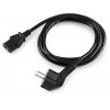 Кабель Buro BU-PCAB-ZP IEC C13 Евровилка угловой 1.8м черный (пакет)