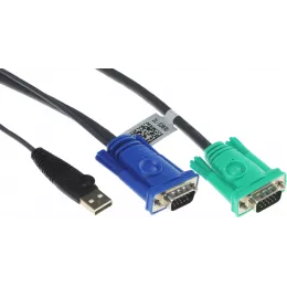 Кабель Aten 2L-5203U VGA (m) VGA (m) 3м черный