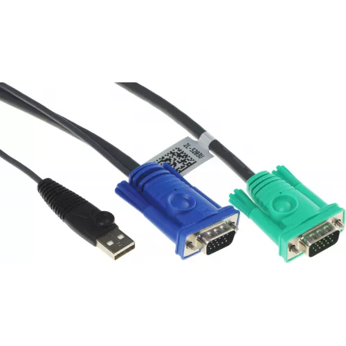 Кабель Aten 2L-5203U VGA (m) VGA (m) 3м черный