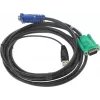Кабель Aten 2L-5203U VGA (m) VGA (m) 3м черный