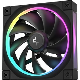 Вентилятор для корпуса Deepcool FL12 ARGB 120х120x25 черный 4-pin 32дБ (R-FL12-BKAPN1-G) Ret