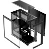 Корпус ПК Ocypus Gamma C72 BK - Midi-Tower без блока питания, поддержка ATX/mATX/mITX, черный, 2xUSB-A 2.0 + 1xUSB-A 3.0