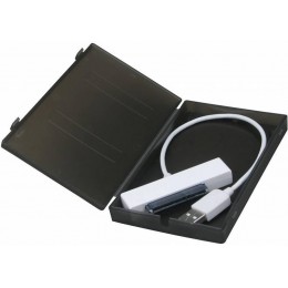 Внешний корпус для HDD/SSD AgeStar SUBCP1 SATA USB2.0 пластик черный 2.5" [SUBCP1]