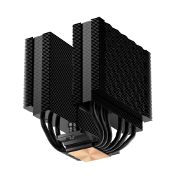 Кулер для процессора/ CPU Cooler PCCooler RT620 PRO BK (250W, 4-pin PWM, 153mm, Al/Cu, 6x6mm, 2x120mm, 73.32CFM, 34.9dBA, 2200RPM, S: 1851/1700/1200/115X, AM5/AM4, black)