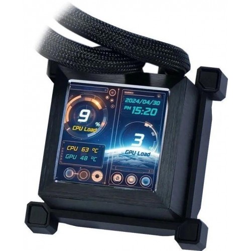 Система водяного охлаждения Lian-Li HydroShift LCD 360S Soc-AM5/AM4/1700/1851 черный 4-pin 29.8dB Al+Cu LCD 330W Ret (G89.GHSLCD36SB.R0) [G89.GHSLCD36SB.R0]