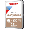 Жесткий диск Toshiba N300 NAS PRO 16TB 7200RPM SATA3 для надежного хранения данных