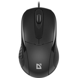 Defender Проводная оптическая мышь Standard MB-580 черный,3 кнопки,1000 dpi