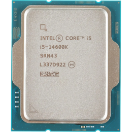 Процессор/ CPU LGA1700 Intel Core i5-14600K (Raptor lake, 14C/20T, 3.5/5.3GHz, 24MB, 181W, UHD Graphics 770) OEM