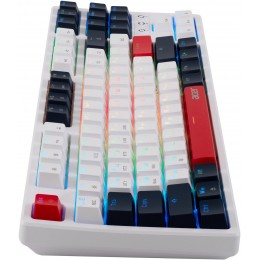 Клавиатура Acer OKR302 механическая белый USB беспроводная BT/Radio for gamer LED (ZL.KBDEE.016) кабель 1.6м