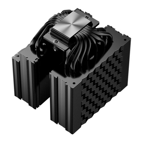 Кулер для процессора PCCooler RZ820 Display BK: Высокопроизводительное охлаждение с LED и 4-pin PWM для AM5/AM4 (290W, 169mm)