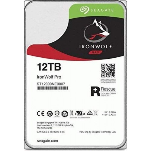 Купить RECERTIFIED 12Tb HDD Seagate IronWolf Pro SATA3 для NAS - 7200 об/мин, 256Mb, 1 год гарантии