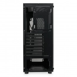 Корпус без блока питания/ Case HSPD M530, Mesh Mid Tower, Black, TG, 0.4 SPCC, no fans ATX, mATX, mITX 155/290/200mm 2x2.5", 2x3.5", 7xPCI 1xUSB-A 3.0, 2xUSB-A 1.0 335x193x445mm