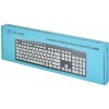 Клавиатура Оклик 480M USB Slim Multimedia черный/серый, 1.5м - идеальный выбор для комфортной работы и игр