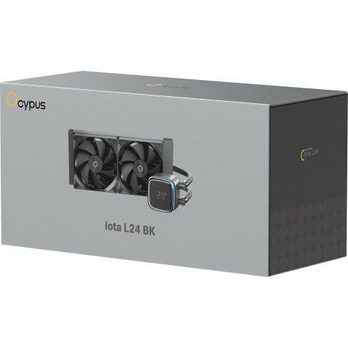 Система жидкостного охлаждения Ocypus Iota L24 BK: 240mm, ARGB, 280W для AM4/AM5 с низким уровнем шума