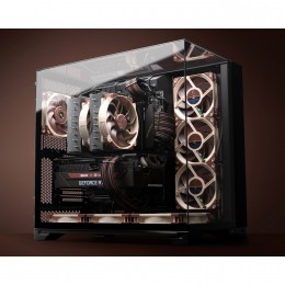 Кулер для процессора/ CPU Cooler Noctua NH-D15 G2 LBC (228W, 4-pin PWM, 168mm, Al/Cu, 8x6mm, 2x140mm, 91.5CFM, 24.8dBA, 1500RPM, S: 1851/1700/1200/115X, AM5/AM4, Beige/Brown)