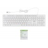 Клавиатура Acer OKW123 белая USB Multimedia с кабелем 1.5м - идеальное решение для вашего компьютера