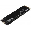 Твердотельный накопитель/ Kingston SSD KC3000, 2048GB, M.2(22x80mm), NVMe, PCIe 4.0 x4, 3D TLC, R/W 7000/7000MB/s, IOPs 1 000 000/1 000 000, DRAM buffer 2048MB, TBW 1600, DWPD 0.71, with Heat Spreader (60 мес) Kingston