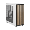 Корпус ПК Fractal Design North TG Clear Tint - Midi-Tower с 2x140mm вентиляторами, USB 3.2 и стильным белым деревом