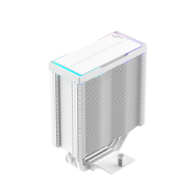 Кулер для процессора/ CPU Cooler SAMA X40L WH (220W, 4-pin PWM, 133.5mm, 4x6mm, ARGB, 1x100mm, 56.6CFM, 31.2dBA, 2600RPM, S: 1851/1700/1200/115X, AM5/AM4, white)