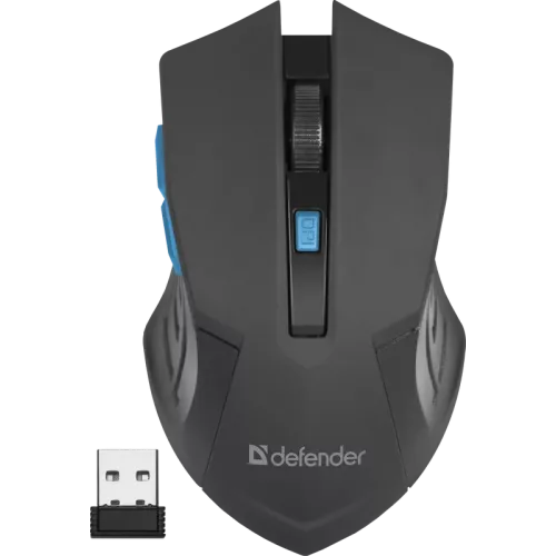Defender Беспроводная оптическая мышь Accura MM-275 синий,6 кнопок, 800-1600 dpi Defender