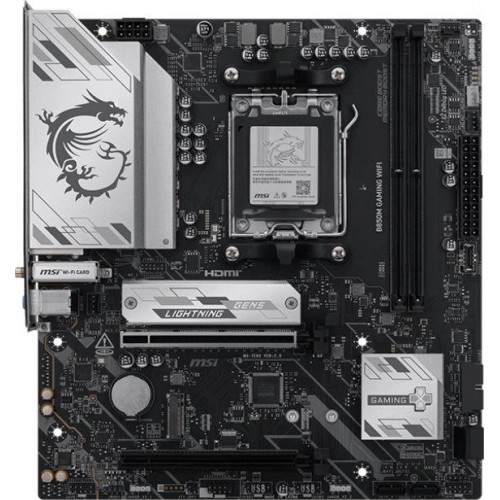 Купить материнскую плату MSI B850M GAMING WIFI AM5 - 2xDDR5, mATX, RAID, HDMI, DP