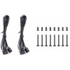 Вентилятор Thermaltake CT140 140x140x25 мм 4-pin, 30.5 дБ - Комплект 2 шт (CL-F148-PL14BL-A) для корпуса