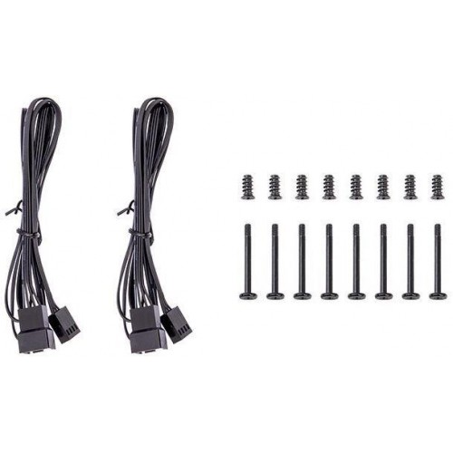 Вентилятор Thermaltake CT140 140x140x25 мм 4-pin, 30.5 дБ - Комплект 2 шт (CL-F148-PL14BL-A) для корпуса