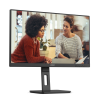 AOC 24E3QAF 23.8'', 1920x1080, IPS, 75hz, 20M:1, 300cd, 4ms, VGA, HDMI 1.4, DP 1.2, Speakers, H. adj 150mm, pivot, VESA, 3Y, Black AOC