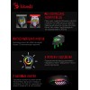 Мышь A4Tech Bloody Q51 черный/рисунок оптическая 6200dpi USB 8but