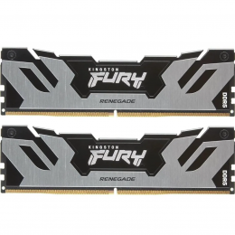 Память оперативная/ Kingston 96GB 6400MT/s DDR5 CL32 DIMM (Kit of 2) FURY Renegade Silver XMP