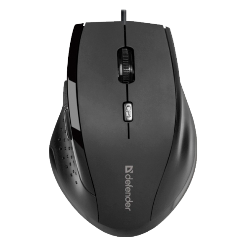 Купить Defender Accura MM-362 черную проводную оптическую мышь с 6 кнопками и регулировкой dpi 800-1600