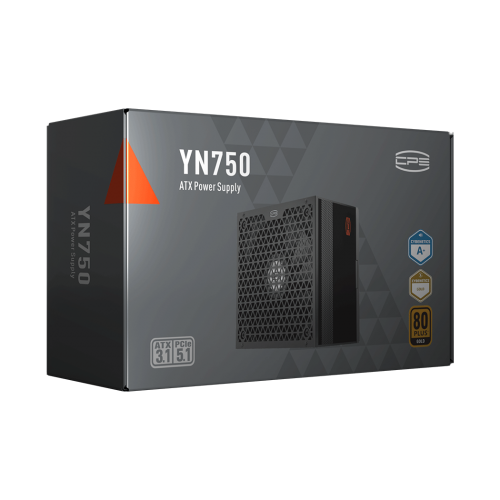 Блок питания ПК/ Power Supply PCCooler, 750W 80+ Gold (ATX, 3.1, PCIe 5.1 600W, Full modular, 1x24(20+4)pin 550mm, 2xCPU 8(4+4)pin 650mm, 3xPCIe 8(6+2)pin 500mm, 1x12V(2x6) 12+4pin 650mm, 3xSATA*3+MOLEX4pin*1 450+120+120+120mm , Active, 135x135mm, 150x150