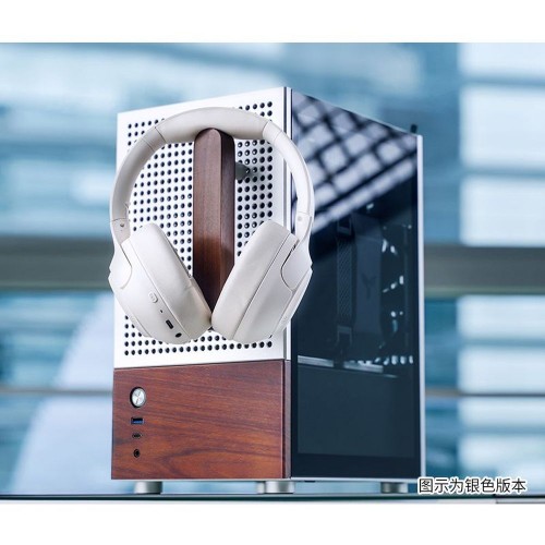 Корпус без блока питания/ Case JONSBO T6, Mini-Tower, 1x140mm, 1xUSB-A 3.0 + 1xUSB-C 3.2, mITX, wood panel + wooden handle Black JONSBO