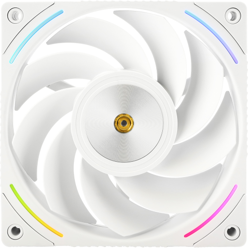 Кулер для корпуса/ Case Cooler Thermalright TL-K12RW Reverse (120x120x25mm, 4-pin PWM, ARGB, 69CFM, 27dBA, 2150RPM, White) Thermalright