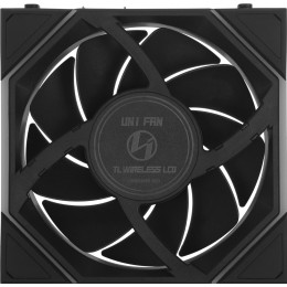 Вентилятор для корпуса Lian-Li Uni Fan TL Wireless LCD 120 LCD ARGB 120х124.5x28 черный 4-pin 27дБ (G99.12TLLCD1W1B.R0) Ret