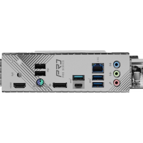 Купить материнскую плату Asrock B760M PRO RS для Intel 1700, 4xDDR5, mATX, 8ch звук, 2.5G, HDMI и DP