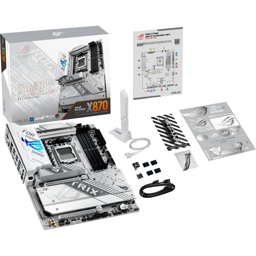 Купить материнскую плату Asus ROG STRIX X870-A GAMING WIFI для Socket AM5 с поддержкой DDR5 и 2.5G LAN