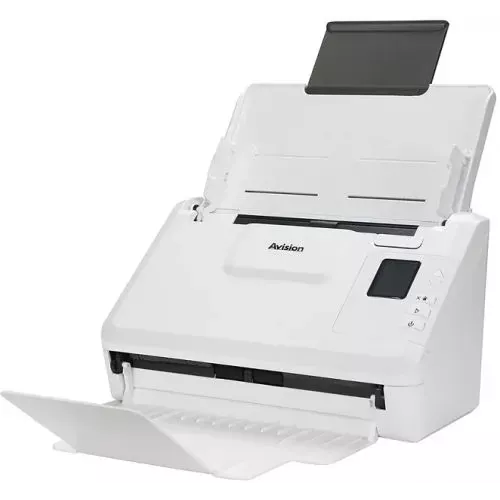 Документ-сканер AD340GN: Цветной двусторонний A4 с ADF 50, 40 стр./мин, USB 3.2 и Ethernet для высокой производительности