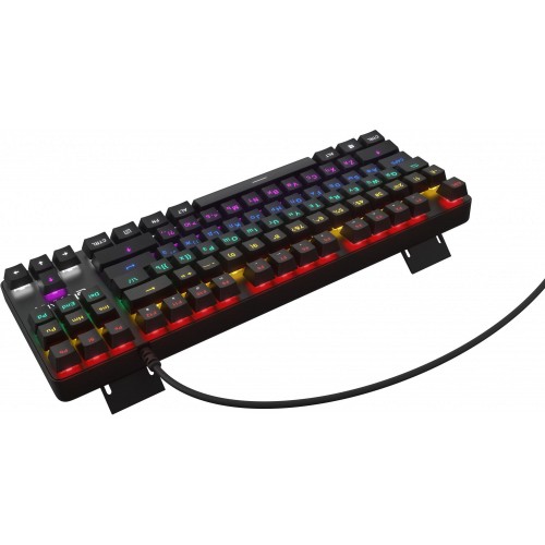 Механическая клавиатура Оклик 969G SHOTGUN с LED-подсветкой для геймеров - Черная USB Multimedia