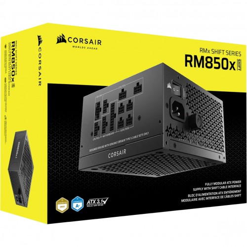 Купить Блок питания Corsair RM850x SHIFT 850W 80+ Gold - Полностью модульный ATX Power Supply с поддержкой PCIe 5.1 и APFC