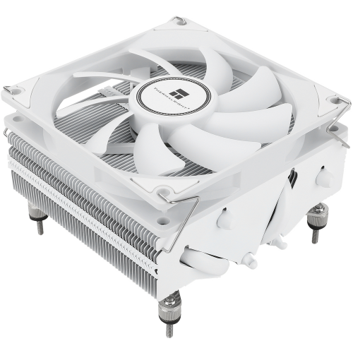 Кулер для процессора/ CPU Cooler Thermalright AXP-90 X53 White (4-pin PWM, 38mm, Ni/Cu, 4x6mm, 1x92mm, 42.58CFM, 22.4dBA, 2700RPM, S: 1851/1700/1200/115X, AM5/AM4, white) Thermalright
